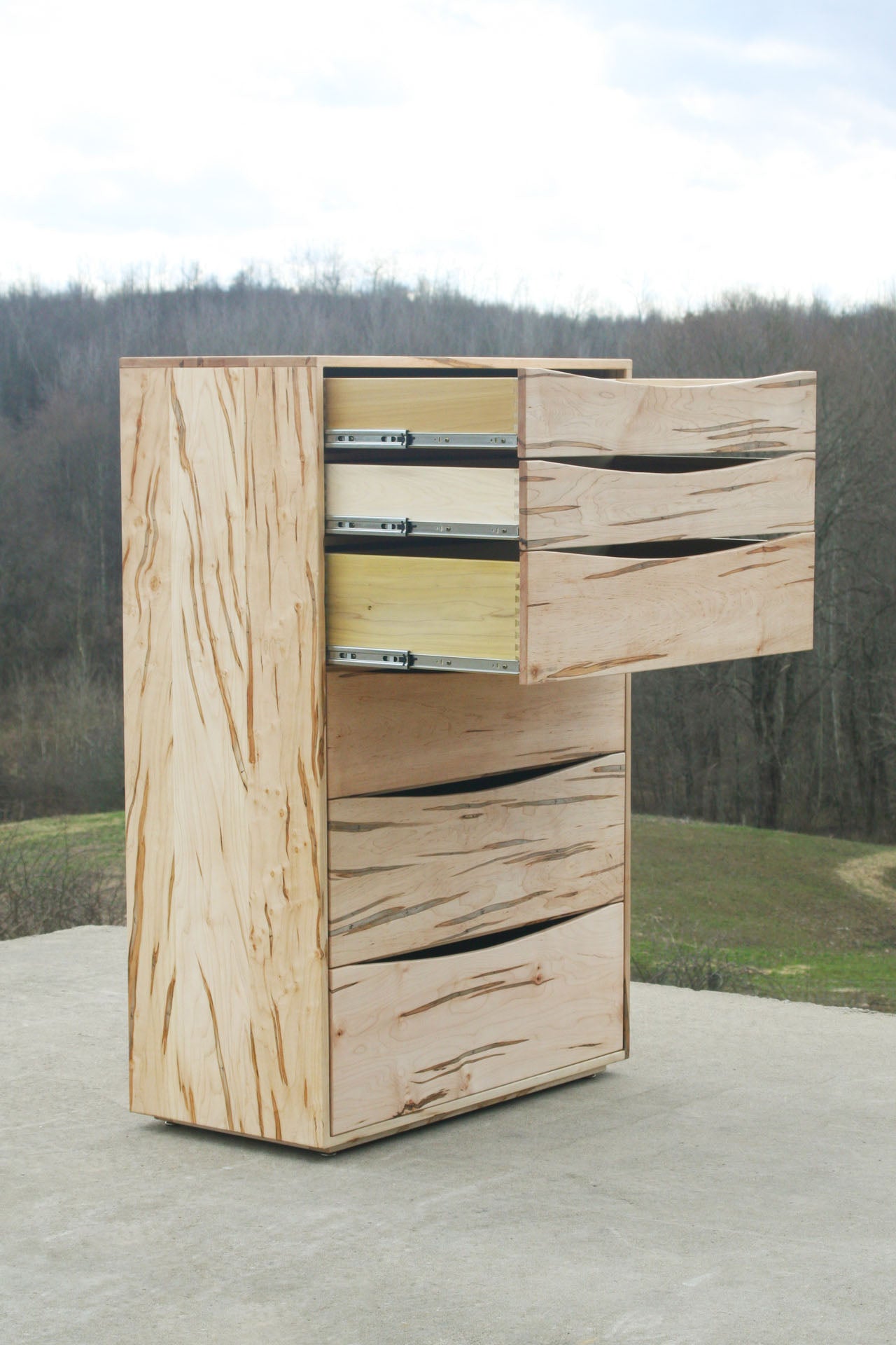 top drawers open tall dresser with 6 deep drawers