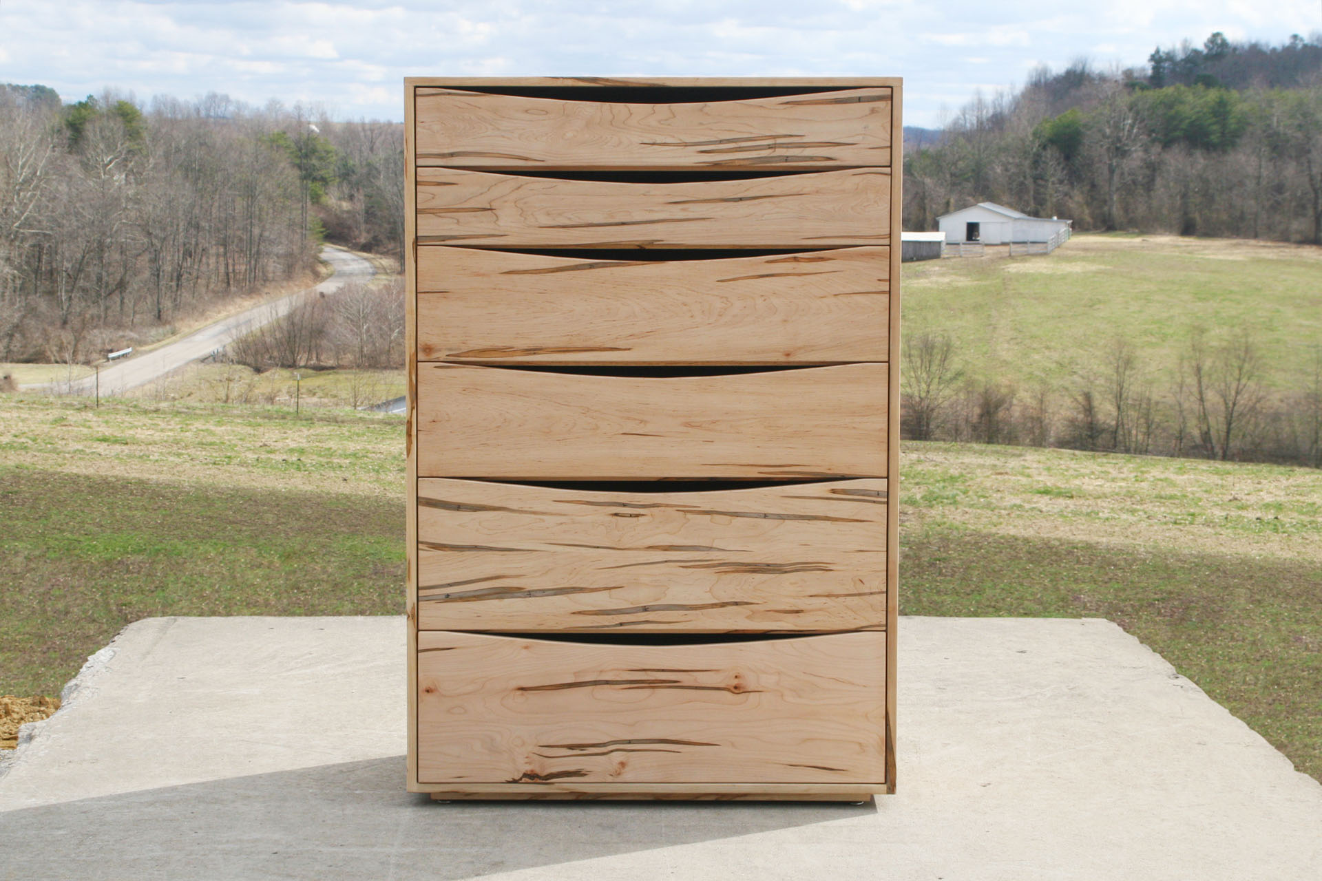 Wormy Maple tallboy