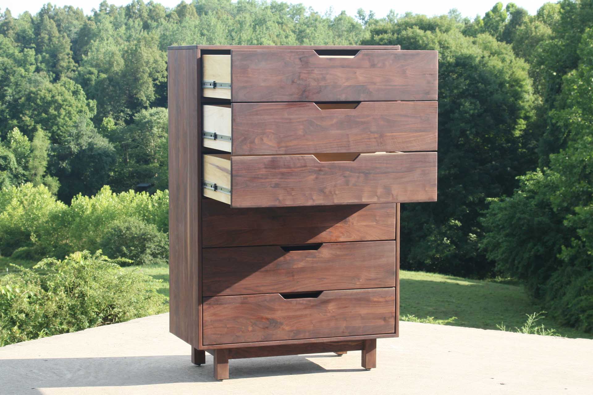 top drawers open tall dresser with 6 deep drawers