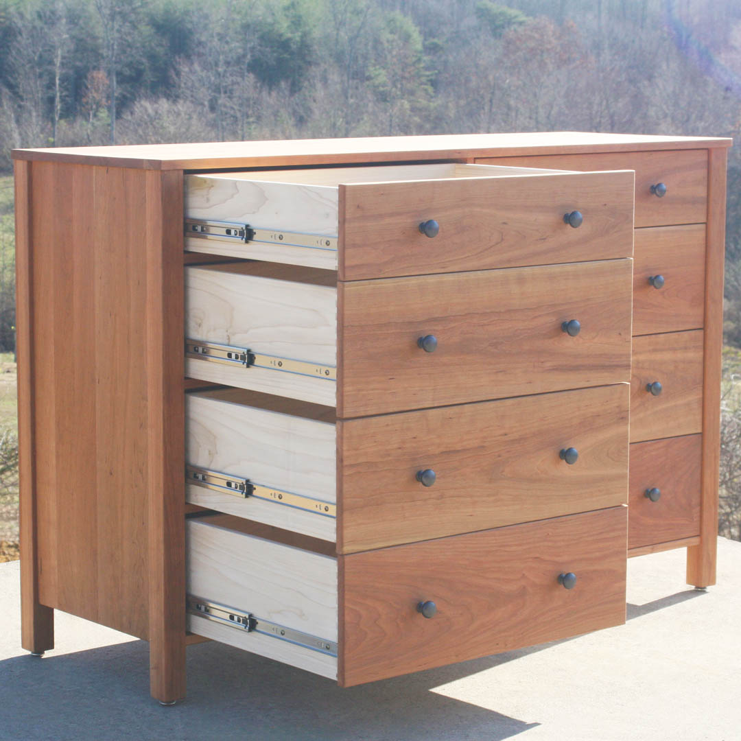 8 drawer chest of drawers natural hardwood