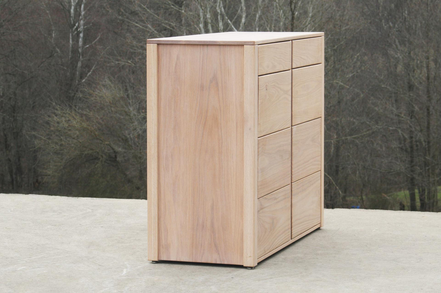 maple dresser side view