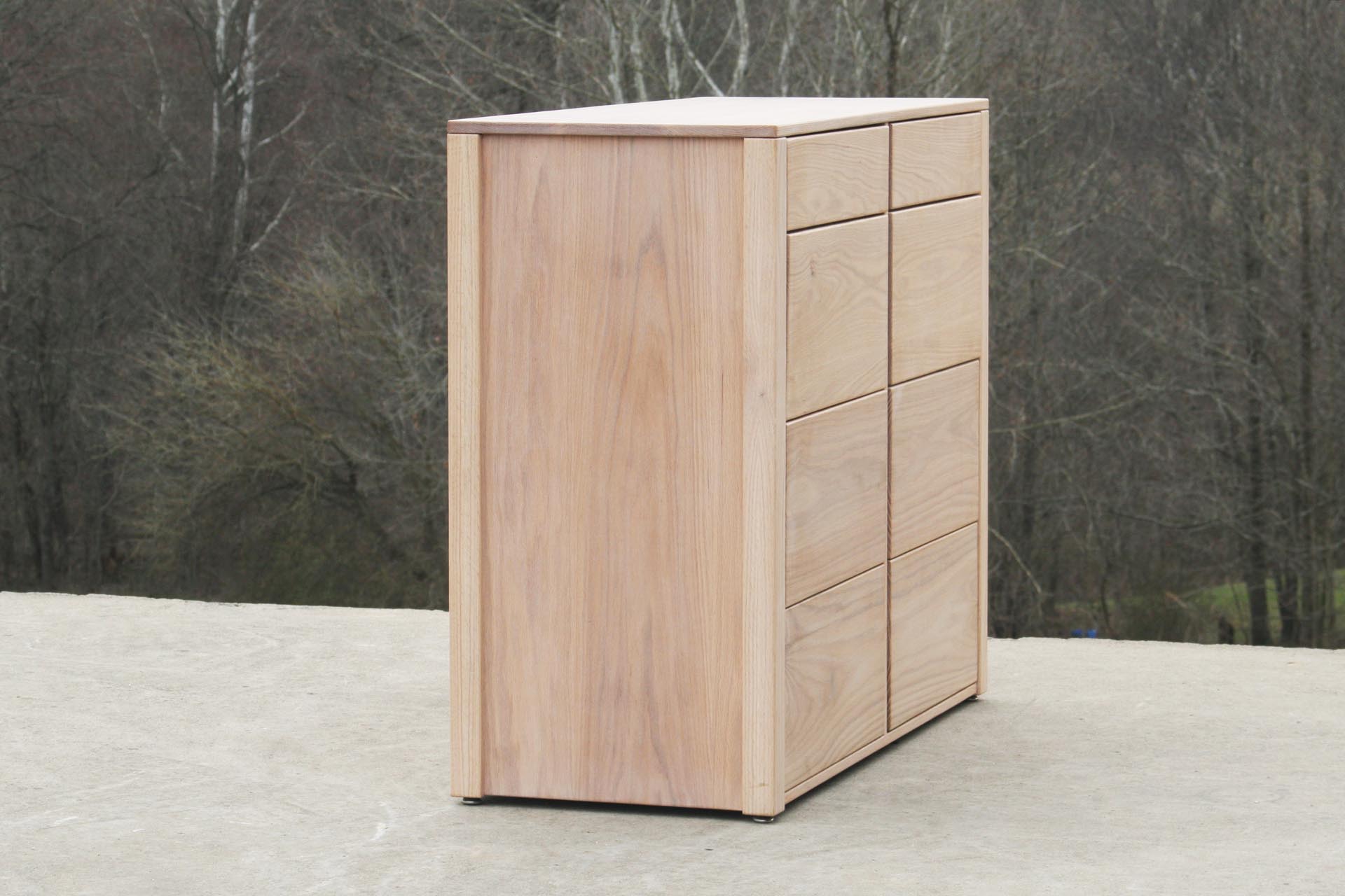 maple dresser side view