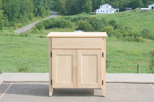 front view nightstand with drawer