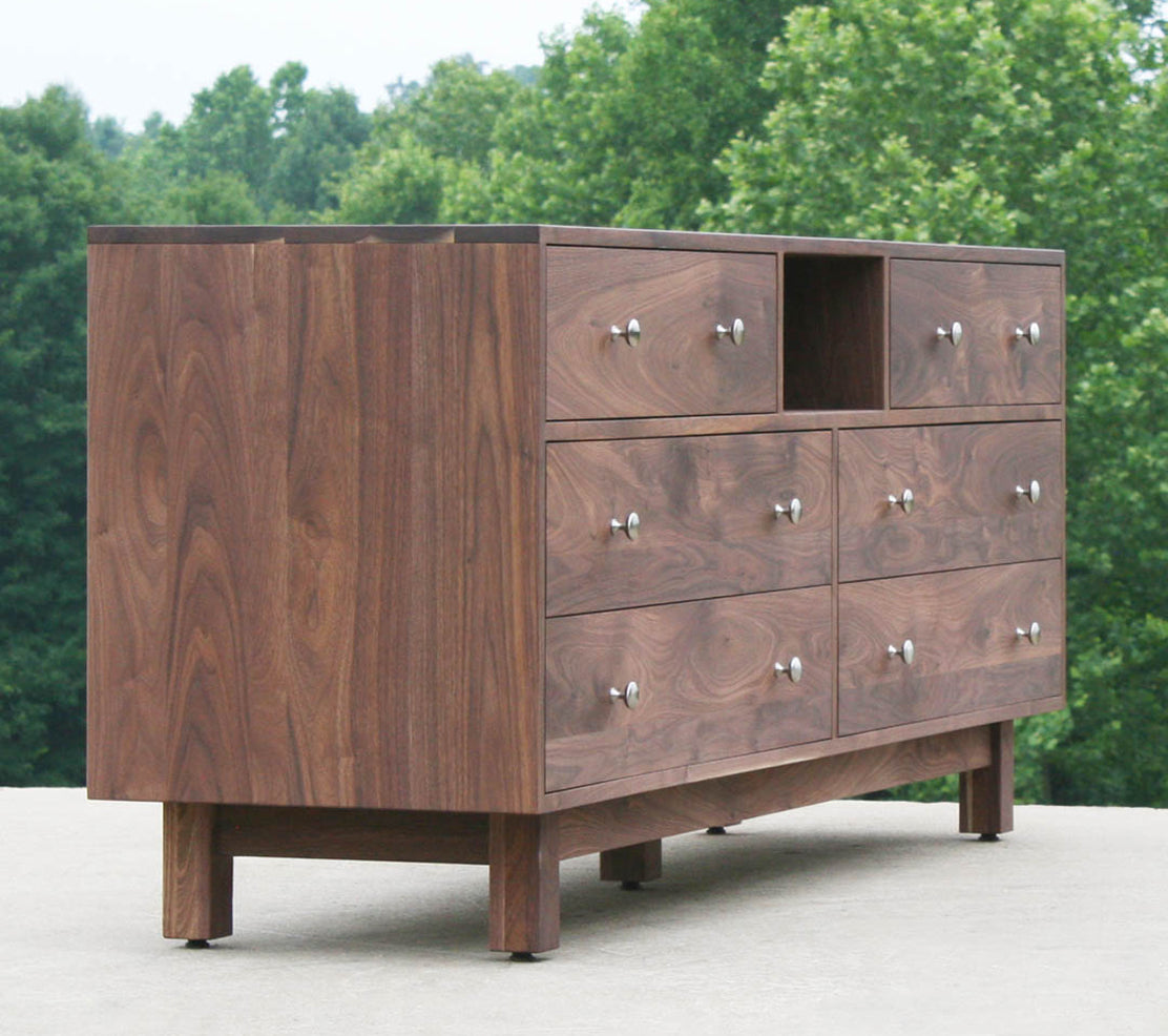 custom dresser solid hardwood walnut 