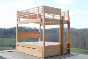 Bunk Bed with trundle side view