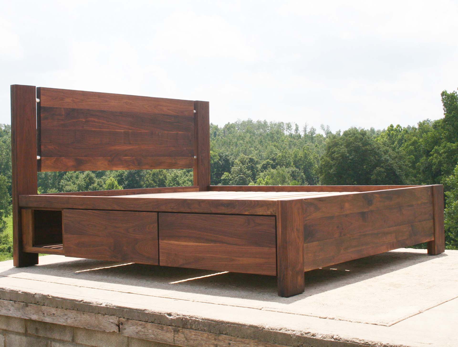 no particle board storage bed