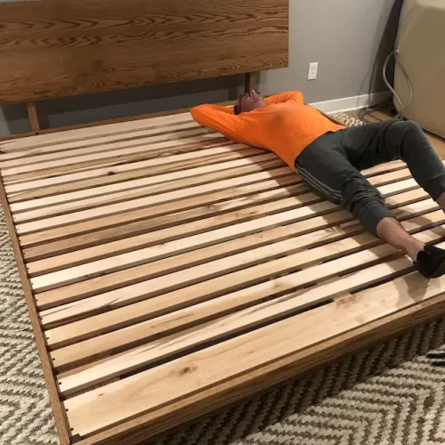 Low platform storage bed with 4 drawers ndfvs01 photo review