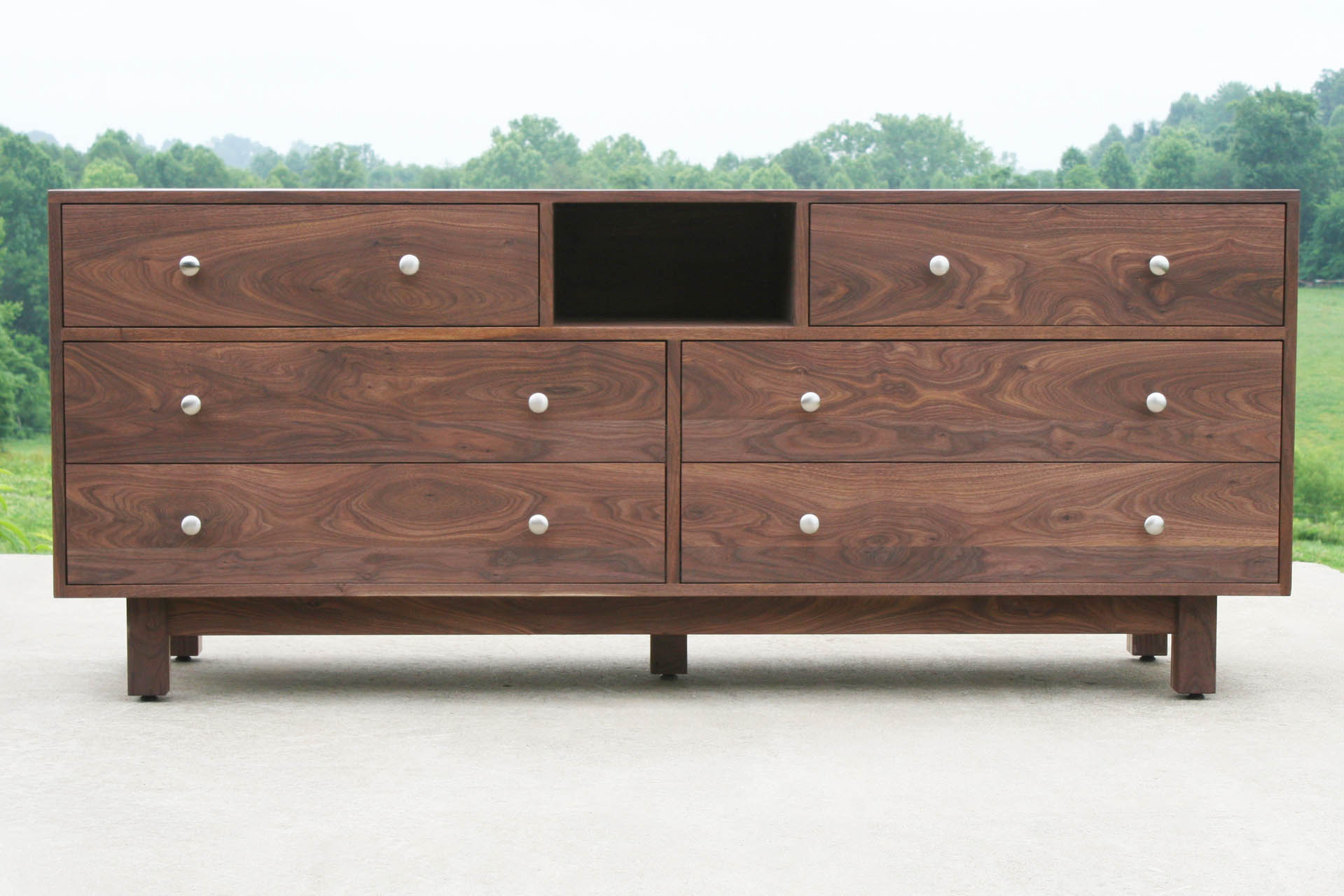 6 Drawer Dresser with open shelf X6320cc